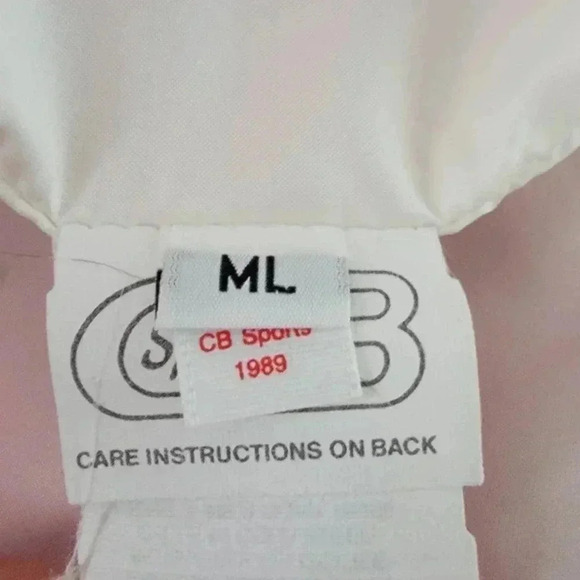 Vintage 1989 Neon Pink Light Bomber Track Jacket - Picture 4 of 8